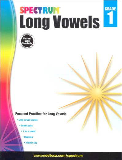 Spectrum Long Vowels - Grade 1 (Spectrum Early Learning)