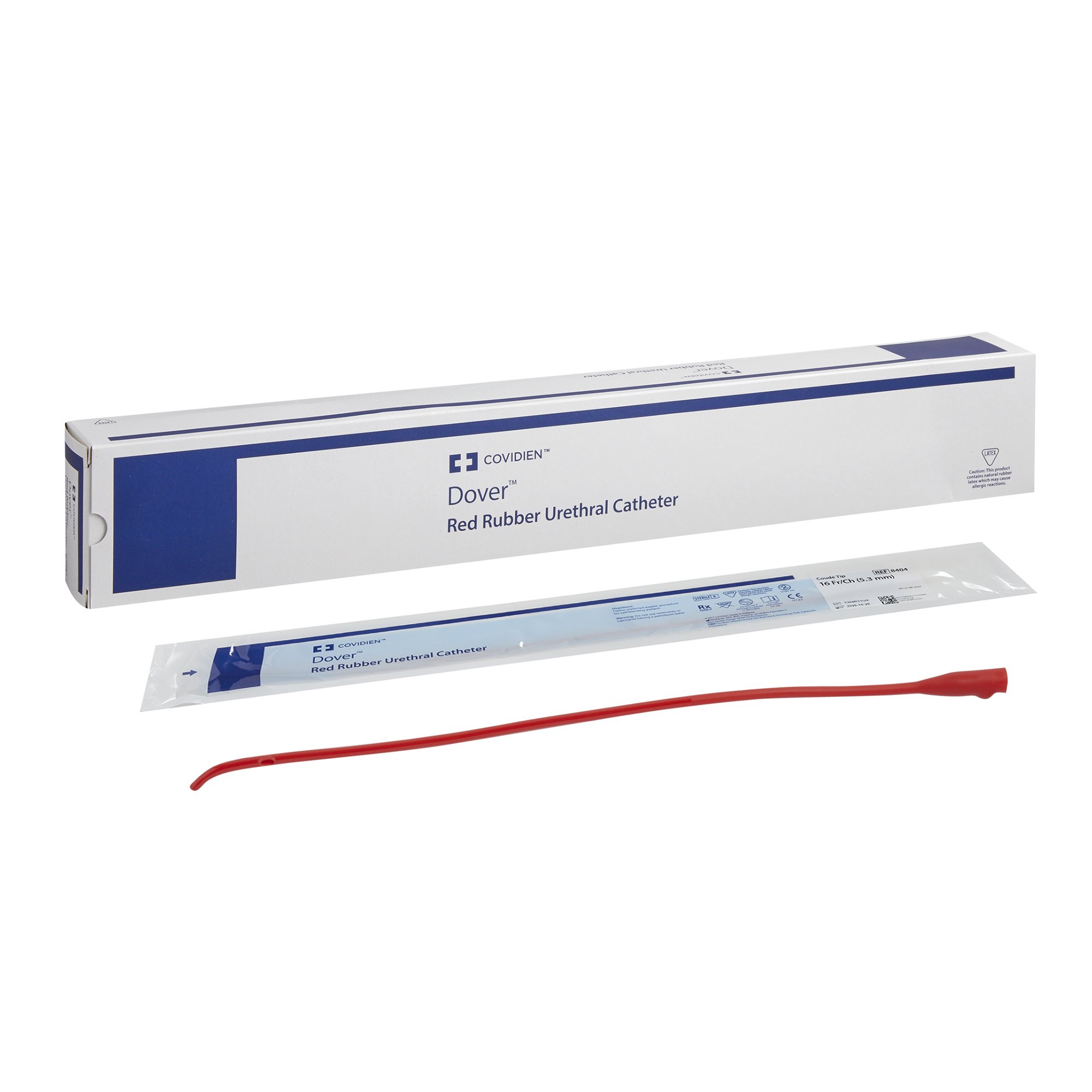 Dover Urethral Catheter, 16 Fr., Coude, Orange MK 275864