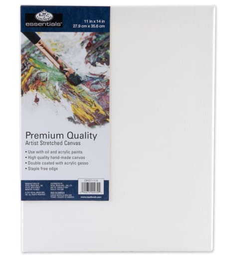 Stretched Artist Canvas (11x14)