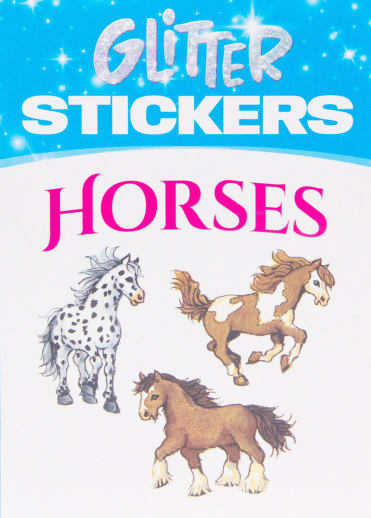 Glitter Horses Stickers