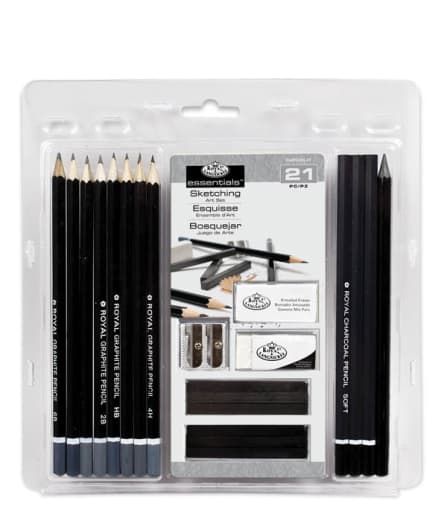 Royal & Langnickel Essentials Sketching Art Set - 21 piece set