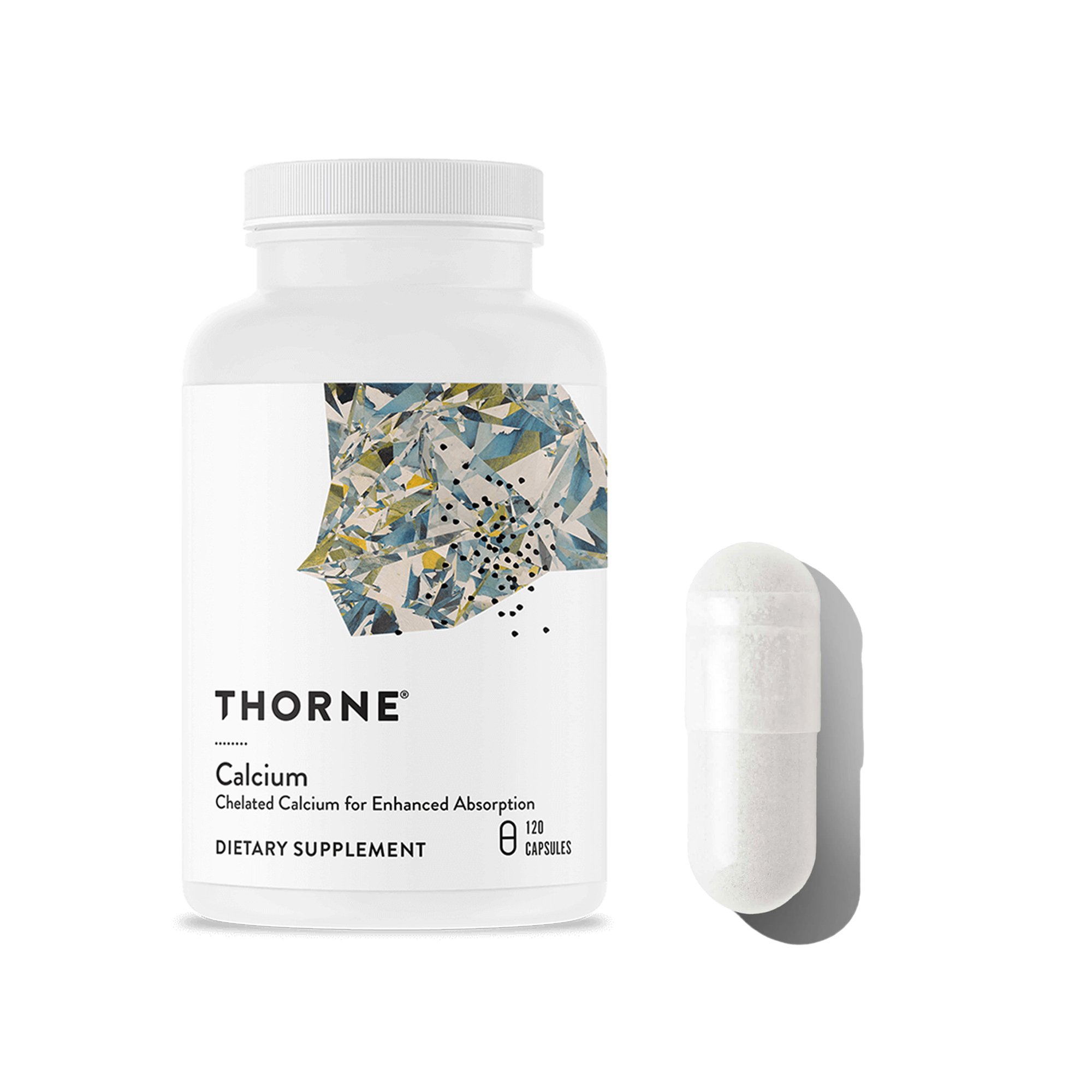 Thorne Calcium Chelated Calcium for Enhanced Absorption Dietary Supplement MK 1262445