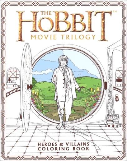 Hobbit Movie Trilogy Heroes and Villains Coloring Book