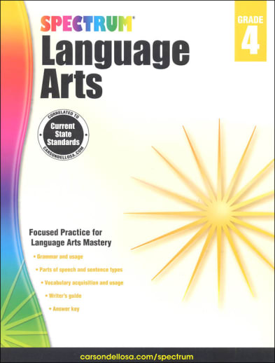 Spectrum Language Arts 2015 Grade 4