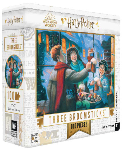 Three Broomsticks Mini Puzzle (Harry Potter) - 100 piece