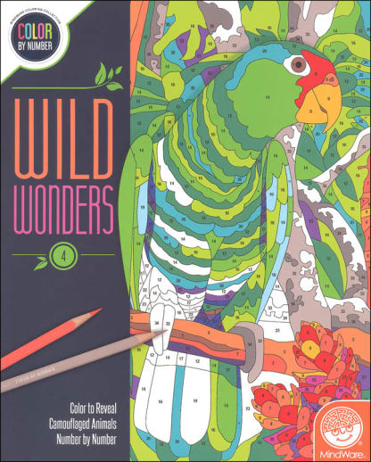 Color By Number: Wild Wonders Book 4