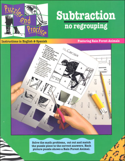 Puzzles & Practice: Subtraction (No Regrouping)