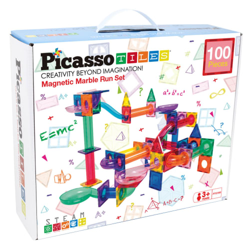 Picasso Tiles Marble Run Building Blocks (100 piece)