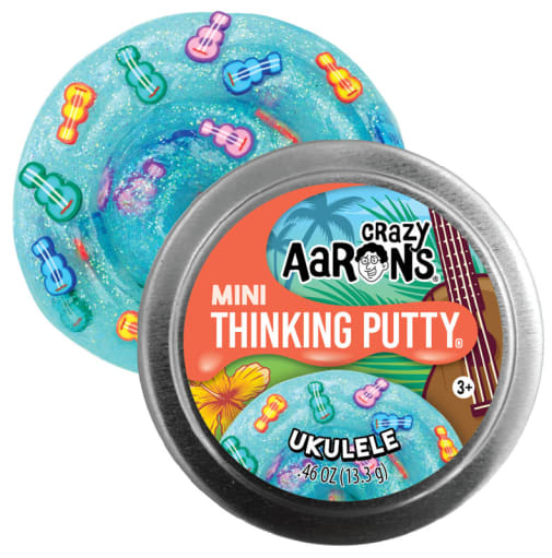 Crazy Aaron's Ukulele Thinking Putty 2" Mini Tin