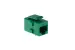 Cat6 RJ45 Inline Coupler Type Keystone Jack, Green