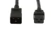 AC Power Cord, C20 to C19, 12 AWG, 2ft Black