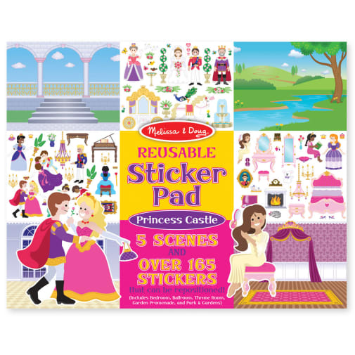 Melissa & Doug Reusable Sticker Pad - Princess Castle