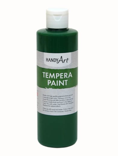 Green Tempera Paint 8 oz.