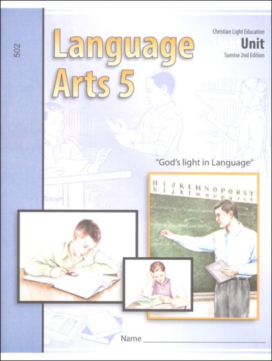 Language Arts LightUnit 502 Sunrise 2nd Edition