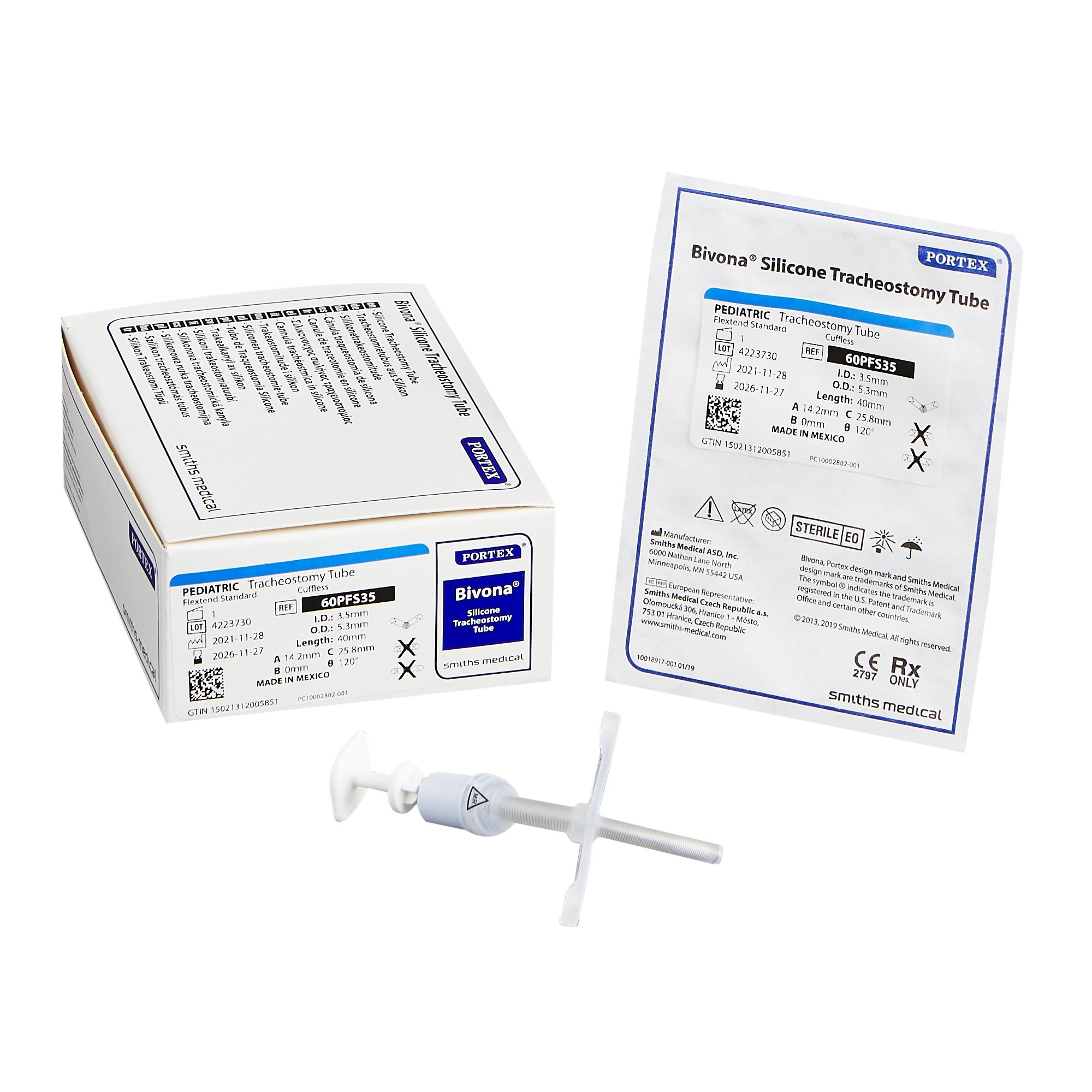 Bivona FlexTend Plus Pediatric Tracheostomy Tube, Size 2.5 MK 368142