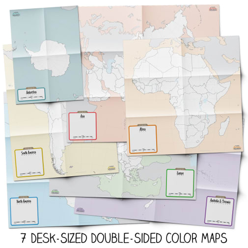 Rethink Geography World Map Set