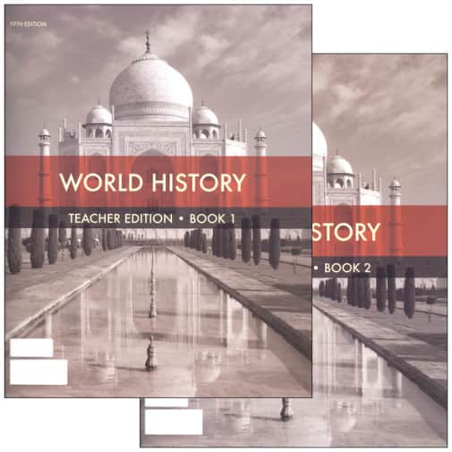 BJU Press World History Teacher's Edition 5th Edition