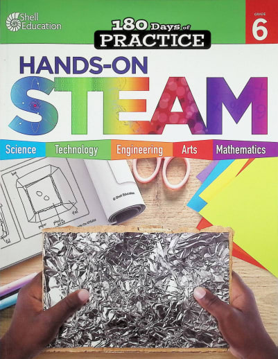 180 Days of Practice: Hands-On STEAM: Grade 6
