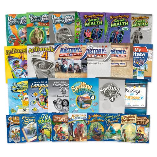 Abeka Grade 4 Child Kit - Revised (Bound)
