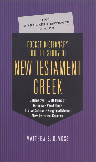 Pocket Dictionary for the Study of New Testament Greek