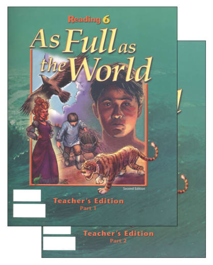 BJU Press Reading 6 Teacher Edition 2nd Edition (no DVD)