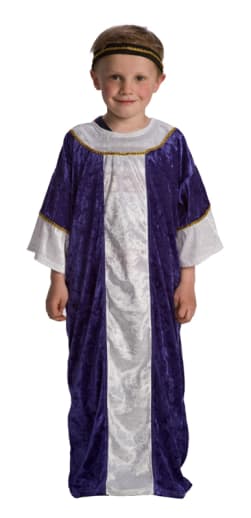 Little Adventures Purple Wiseman Nativity Costume (Ages 5-8)