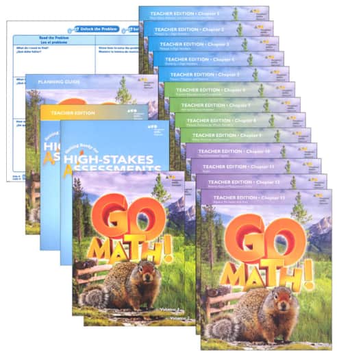Go Math! National Homeschool Package Grade 4