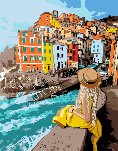 Artwille Paint by Number - National Park Italy