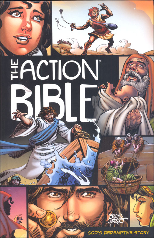 The Action Bible: God's Redemptive Story by Sergio Cariello, Hardcover