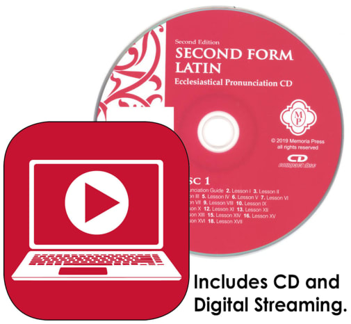 Second Form Latin Ecclesiastical Pronunciation CD & Digital Streaming 2nd Edition
