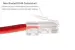Cat5e Ethernet Patch Cable, Non-Booted, UTP, 2 ft, Red