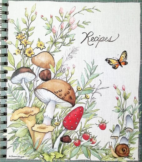 Woodland Mushrooms Recipe Journal