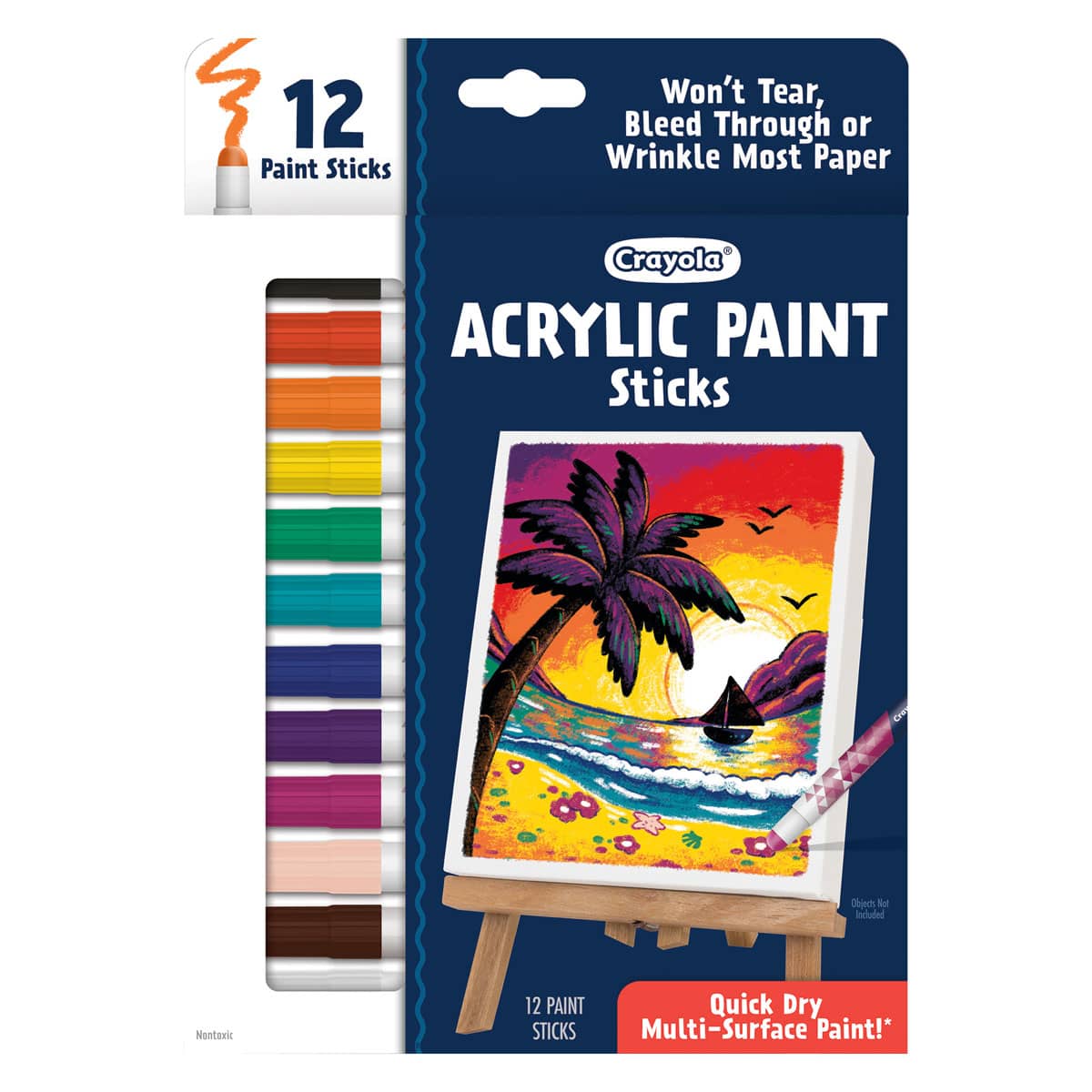 Crayola Acrylic Paint Doodle Sticks 12 count