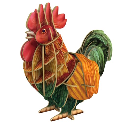 Voices of Nature - Nature Rooster 3D Kraft Paper Puzzle