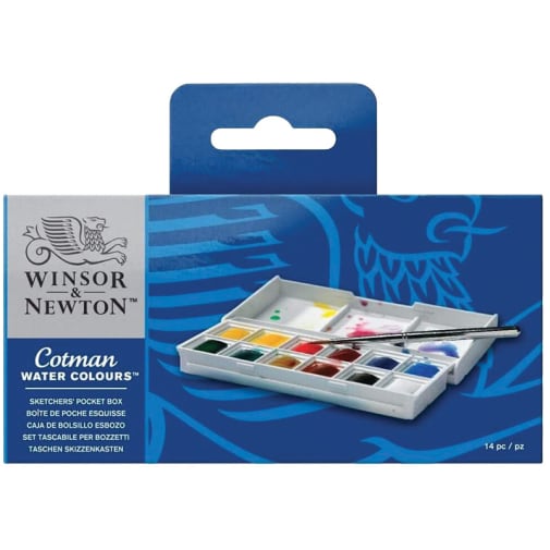 Sketcher's Pocket Box Set (Cotman Watercolor)