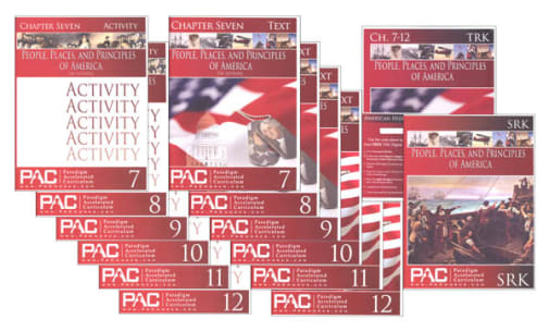 People Places & Principles of America Course Kit Chapter 7-12 (Year 2)