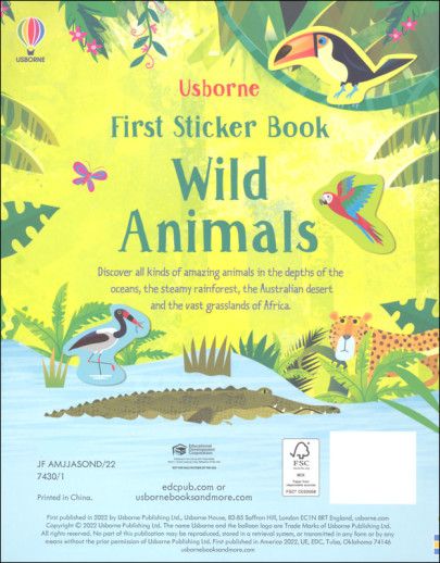 First Sticker Book - Wild Animals