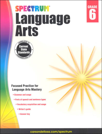 Spectrum Language Arts 2015 Grade 6