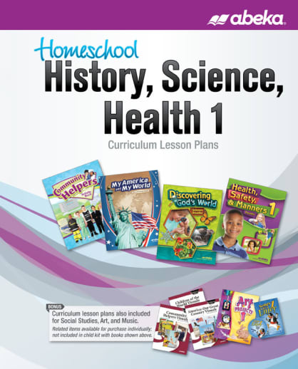 Abeka History, Science and Health Curriculum Grade 1 Lesson Plans