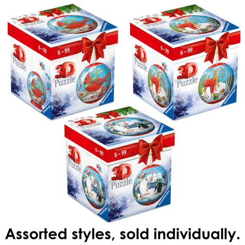 Ravensburger Animal Cheer 3D Christmas Ball Single Assorted Style