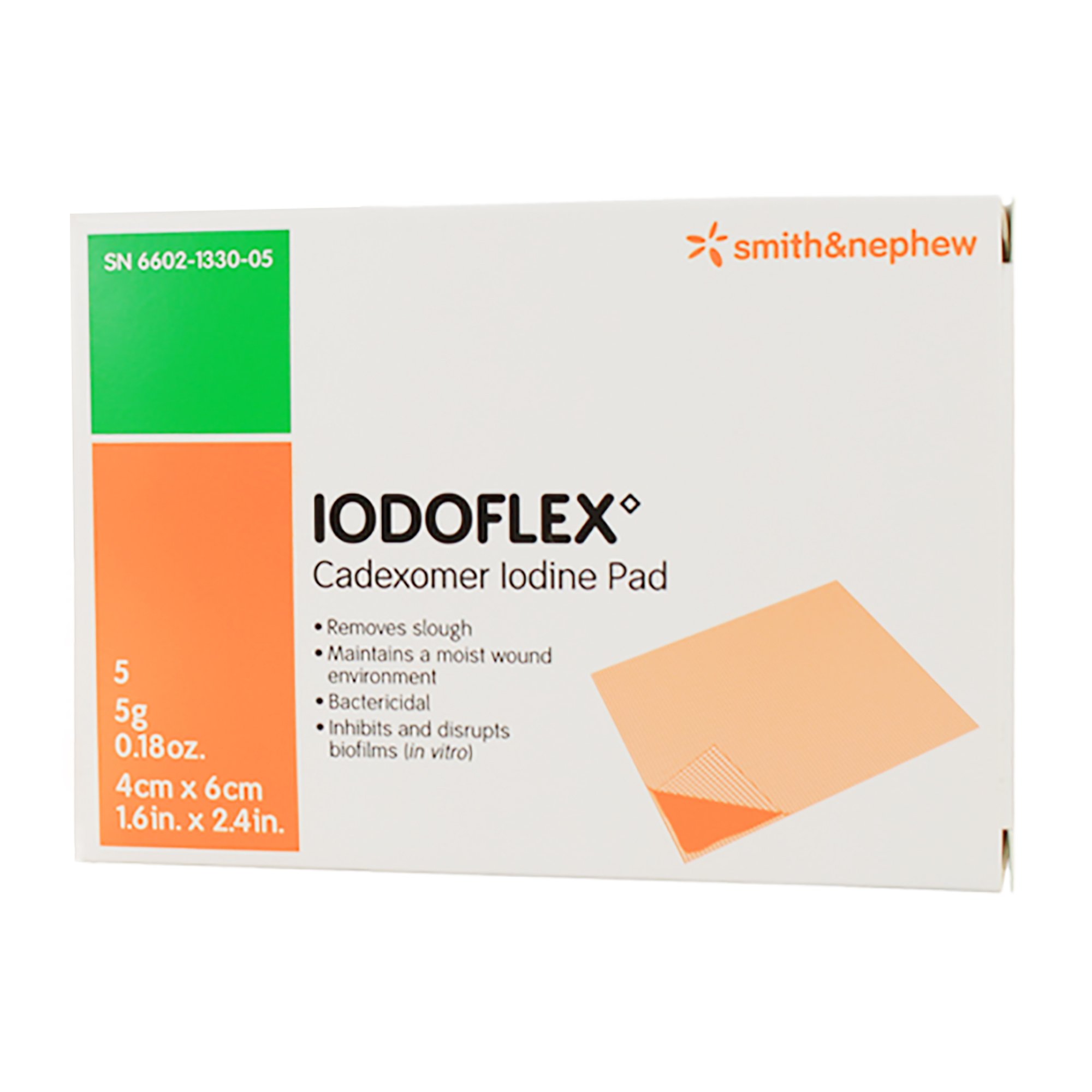 Iodoflex Iodophor Impregnated Dressing, 1.5 x 2.375 Inch MK 549316