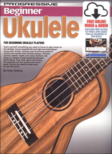 Progressive Beginner Ukulele With Online Video & Audio