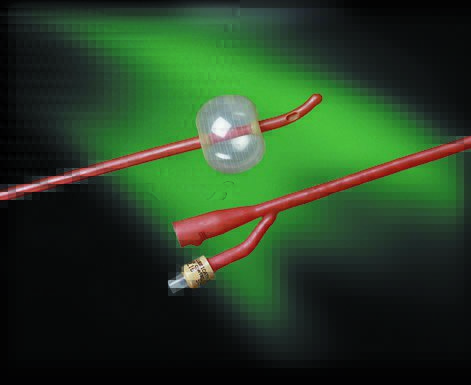 Bardex Lubricath Foley Catheter, 18 Fr., Medium, Coud Tip MK 4018