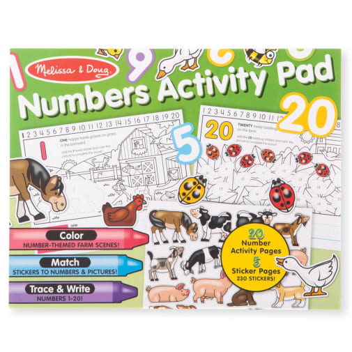 Melissa & Doug Numbers Activity Pad