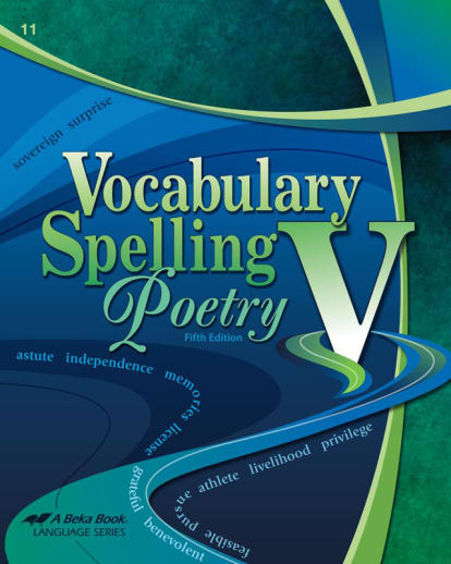 Abeka Vocabulary, Spelling, Poetry V Student