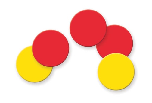 Magnetic Two-Color Counters - Set of 200