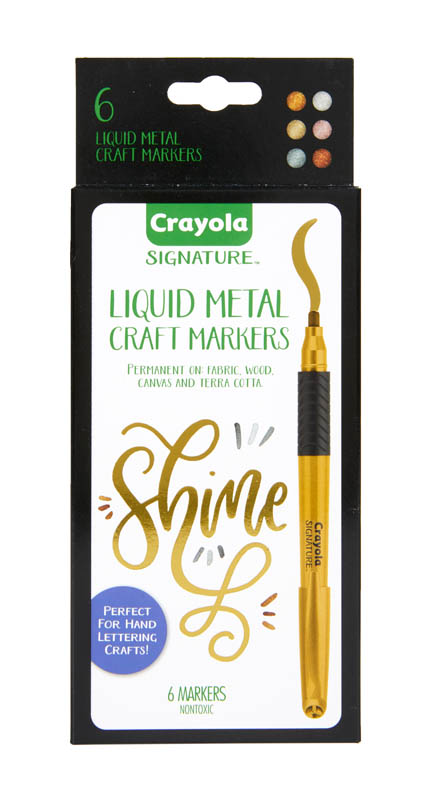 Crayola Signature Dual-Tip Markers, Brush & Detail - 16 markers