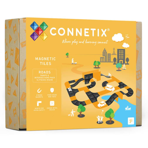 Connetix Roads, Ramps & Intersections Pack (16 pieces)