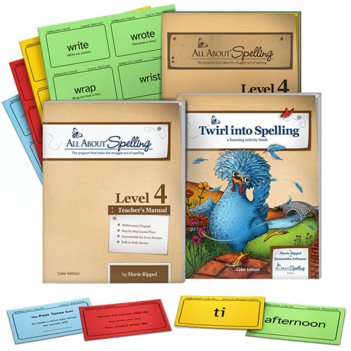 All About Spelling Level 4 Materials (Color Edition)
