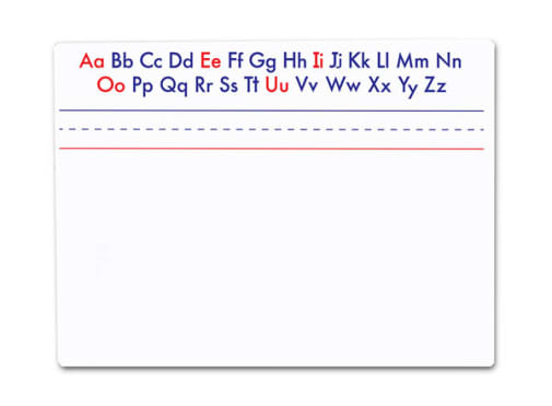 Alphabet Magnetic Dry Erase Board - Two-Sided (9" x 12")